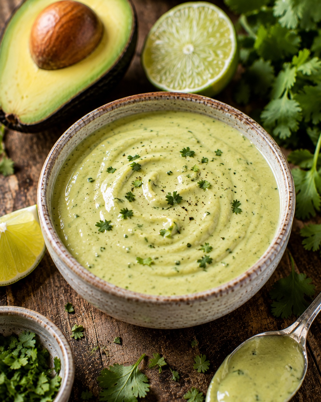 Creamy Avocado Lime Ranch Dressing