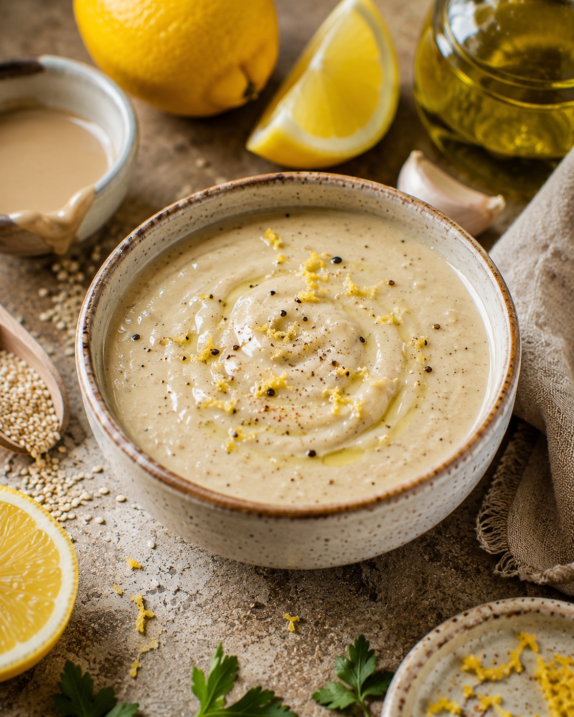 Creamy Lemon Tahini Dressing