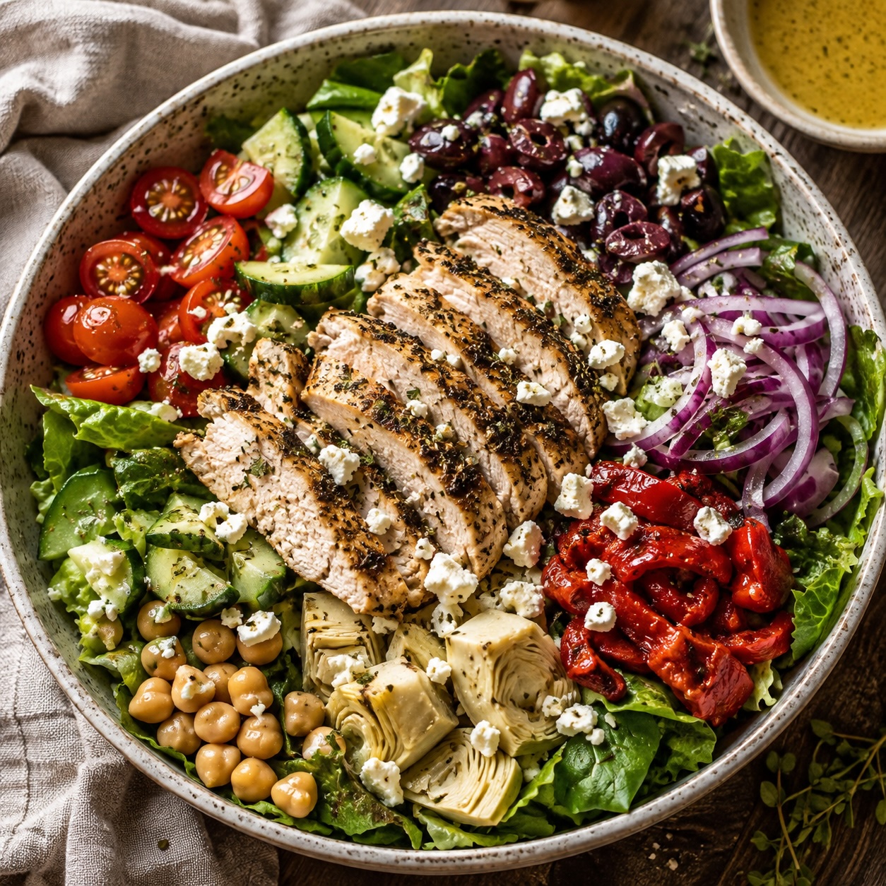 Mediterranean Chicken Salad