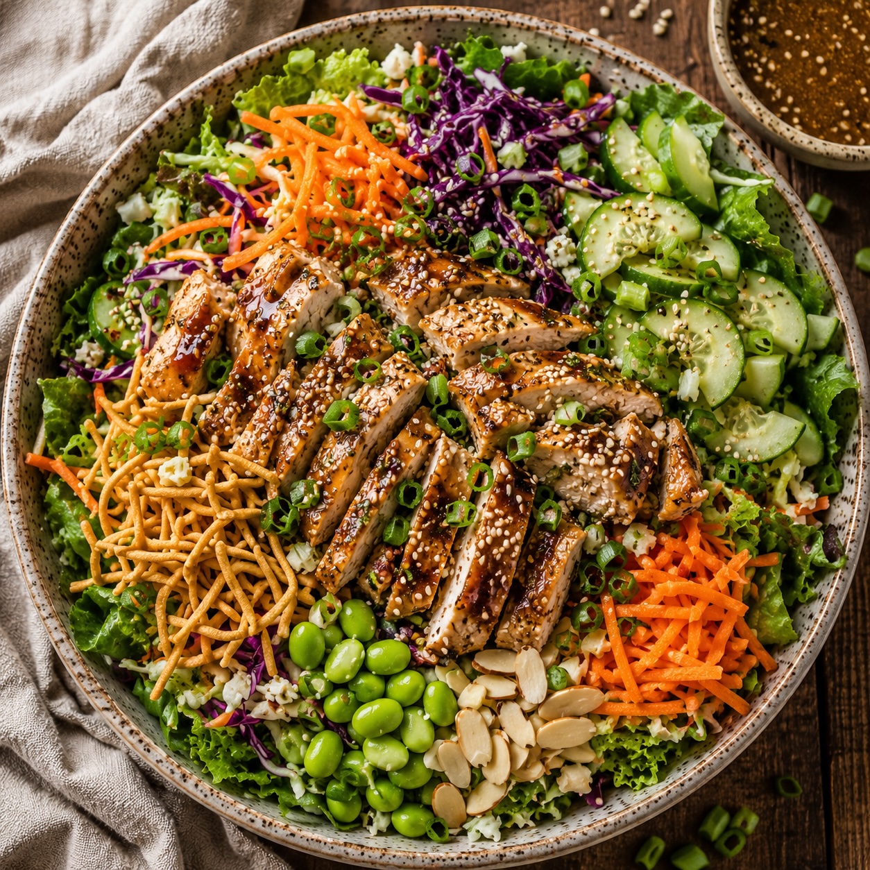 Sesame Chicken Crunch Salad